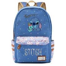 Disney Stitch New Backpack Cartoon Cute Fashion Women&#39;s Backpack Large Capacity  - £48.39 GBP