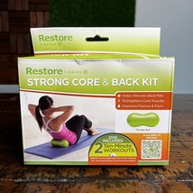 Restore by Gaiam Strong Core &amp; Back Kit Therapy Ball and DVD - $9.27