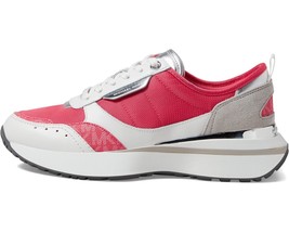 NEW MICHAEL KORS PINK WHITE LEATHER  SNEAKERS SIZE 8.5 M $149 - £84.91 GBP