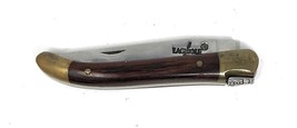 LAGUIOLE Folding Pocket Knife / 2.5in Blade / 5in Total / Dark Wood Grip - £71.20 GBP