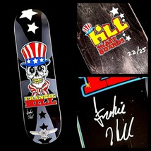 Frankie Hill Signed Diabolical Reissue /25 Skateboard Autograph Auto Glossy Deck - £133.21 GBP