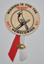 Vintage Coon Rapids Cardinals Homecoming 3&quot; Pinback Button Oct 1967 - Minnesota - £19.77 GBP