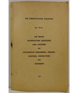 The Pennsylvania Railroad Air Brake Examination Questions No. 129-D-1 - £11.98 GBP