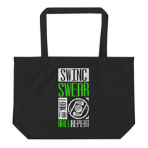 swing swear look for ball repeat fun golf tote bag - £21.88 GBP