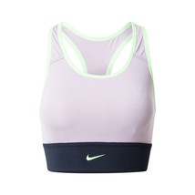 Nike Women Dri-FIT Swoosh Padded Longline Sport Bra CZ4496-501 Purple Si... - £31.60 GBP