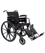 Dynarex DynaRide Series 4 X-Lite Wheelchair, Flip-Up Arms, Leg/Foot Rests - $386.03 CAD