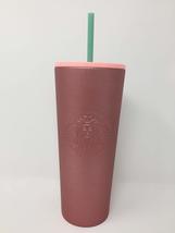 Starbucks 2019 Holiday Season Blue Straws GRADIENT PINK COLD CUP (24 OZ) - $69.58