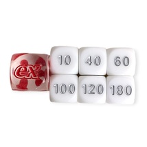 Scarlet &amp; Violet 151 Pokemon Collectible Damage Dice: White and Red, Sno... - £3.83 GBP