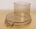 Vtg Cuisinart Food Processor DLC-8 Work Bowl Cover LID Amber Replacement... - $29.69