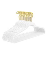 Premium Velvet Hangers Pack 50 Pcs Heavyduty - Non Slip Slimline - Velve... - £45.16 GBP