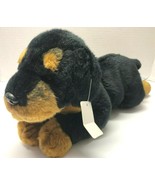 Yomiko Classics ROTTWEILER Russ Berrie Dog Pup Puppy Plush 13&quot; long Figure - $376.33 MXN