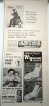 Kellogg’s Wigwam Sani White Small Print Advertisement Art 1965 - £5.58 GBP
