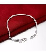 Best 925 Sterling silver 3M Snake chain Pretty Bracelet - women jewelry ... - £2.99 GBP