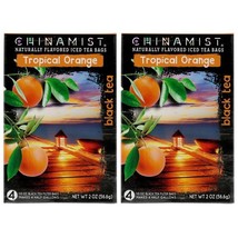 China Mist - Tropical Orange Black Tea Infusion, 1/2 oz Filter Bags (2 PACK) - £15.71 GBP