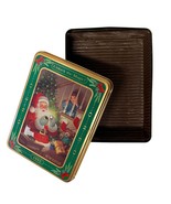 Vintage Oreo Cookie Tin Unlock the Magic Christmas 1992 Green Poem Empty - $148.33 MXN