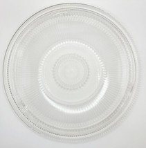 Vintage Jeannette Anniversary Clear Depression Cake Plate c1947-1975 12 1/2&quot;  - £31.37 GBP