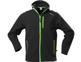 Cliff Keen - SSJ4473 - Hooded Soft Shell Tech Parka - Black &amp; Green - BE... - £87.59 GBP