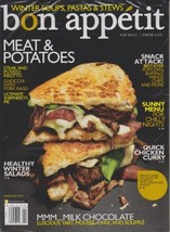 Bon Appetit February 2010 Meat &amp; Potatoes (Winter Soups, Pastas &amp; Stews)... - $3.91