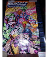 RARE Vintage Wildcats 1993 Calendar Comic Poster Jim Lee Scott Williams ... - $168.25