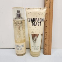 New Bath and Body Works Set - Fine Fragrance MIST &amp; Body CREAM Champagne... - $26.11