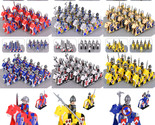 132pcs Wars of the Roses Mounted Army Soliders Collectible Minifigures Set - £4.62 GBP+