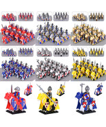 132pcs Wars of the Roses Mounted Army Soliders Collectible Minifigure Set - $5.89+