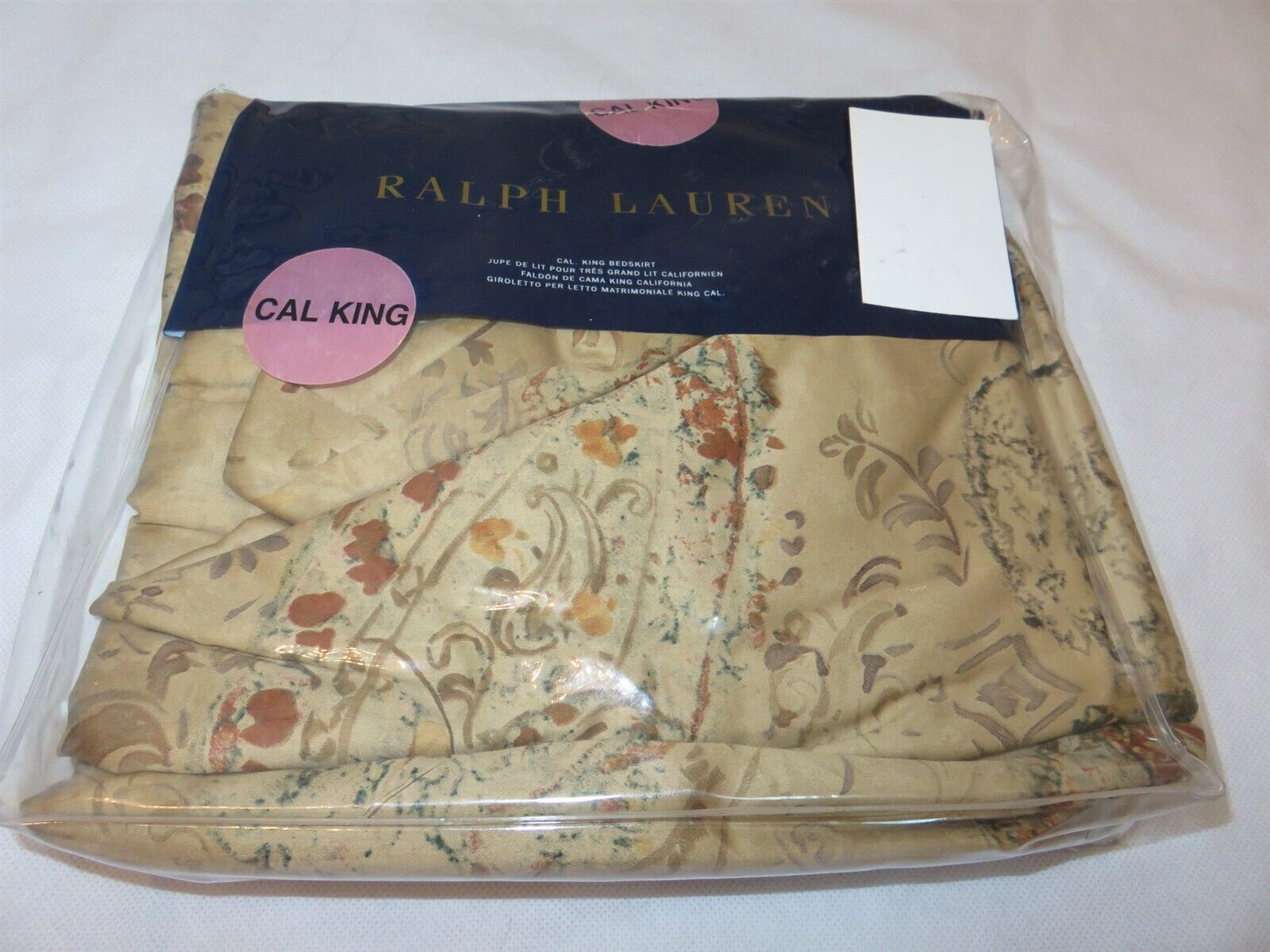 Primary image for  Ralph Lauren Verdonnet Paisley Cal King bedskirt NIP