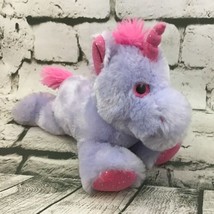 Inter-American Products Pink Purple Shimmer Unicorn Plush Stuffed Animal Toy  - $7.91