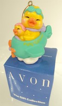 Vintage Avon Easter Duck Eggspression Plane Ornament - Spring Duckling - $9.74
