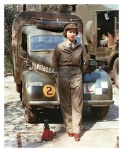 Young Queen Elizabeth As A Mechanic During WW2 1939 8X10 Colorized Photo - £6.67 GBP