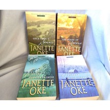 Janette Oke Seasons Of The Heart Books 1 - 4 PB Has Orig Owners Name Inside - £19.72 GBP