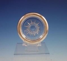 Frank Whiting Sterling Silver Coaster #4 7/8&quot; x 3 3/4&quot; Diameter (#2977) - £46.83 GBP