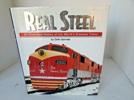 Real Steel By Colin Garratt Hc Book W/DJ 1999 Trains Lot D - £11.01 GBP