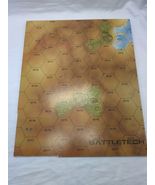 (1) Of Battletech 1985 A Game Of Armored Combat Cardstock Hex Map Fasa - $24.27 CAD