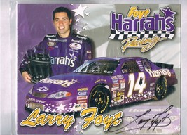 Larry Foyt Signed Autographed Racing Photo Promotional Advertising Card NASCAR - £19.44 GBP