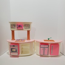 Vtg Barbie Activities Dough Kitchen Furniture 1993 Replacements - $14.94