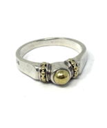 Lagos Caviar Two Tone Ring, 18K Gold and Sterling Silver, Size 9.5 - €162,71 EUR
