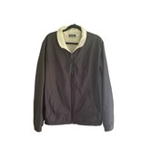 Vintage 90s Nautica Men&#39;s Reversible Fleece Fall Windbreaker Jacket Sz L... - $51.41