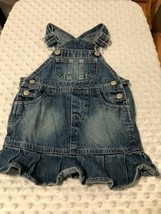 Cherokee Girls Infant Toddler Sz 18 Months Denim Jean Jumper - $6.70