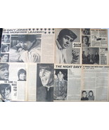 DAVY JONES ~ 16 B&amp;W Vintage ARTICLES, The Monkees, 1967-1968 ~ B2 Clippings - $8.37