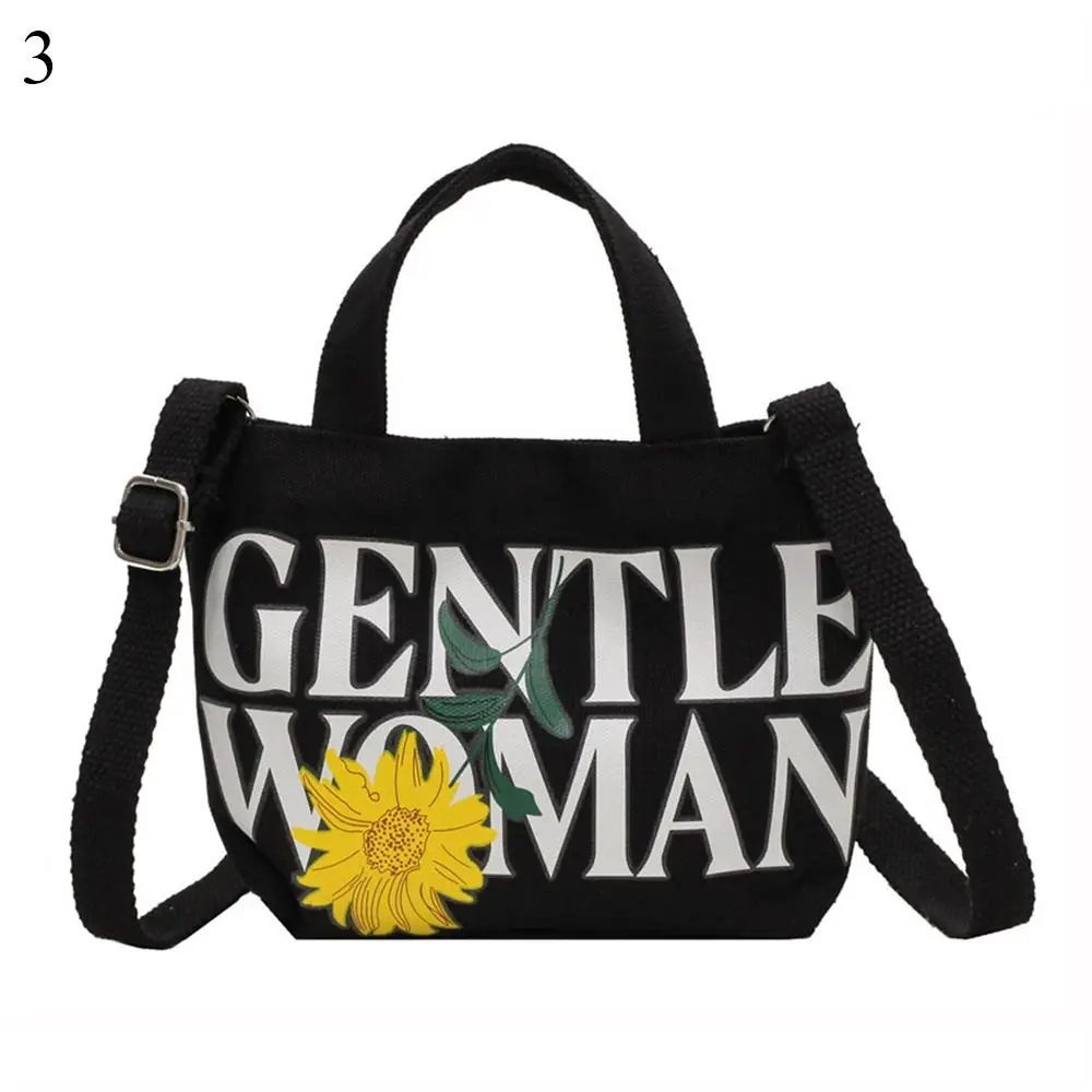 Large Capacity Shoulder Bags Personality Letter Painted Canvas Messenger... - $20.79
