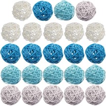 In Order To Fill Bowls And Fill Vases, Domestar 24Pcs Blue Decorative Balls For - £26.59 GBP