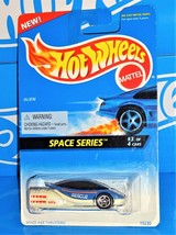 Hot Wheels 1996 Space Series #390 Alien Blue &amp; White HW Logo on Side - £2.37 GBP