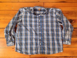 CE Schmidt Workwear Madras Plaid Cotton Blend Button Shirt 2XL XXL 57&quot; Chest - £23.42 GBP