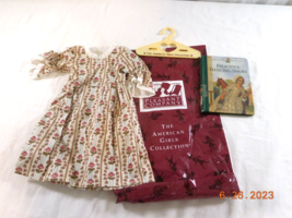 American Girl Pleasant Company Felicity Meet Rose Garden Gown + Book + Hanger + - £49.67 GBP