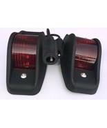 2PK 24V LED Military SIDE MARKER Light 5bulb BLK + RED Lens 12446845-1 f... - $58.99