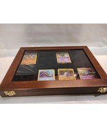 Casket IN Wood for The Storage House Figurines, Pokemon, Digimon, Mag - £107.72 GBP