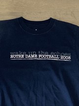 2008 Notre Dame Football Wake up the Echoes Adult Small Blue &quot;The Shirt&quot;... - £19.66 GBP