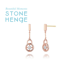 StoneHenge Stone Henge 14k Rose Gold Earrings Jewelry P1319 NWT - £225.37 GBP