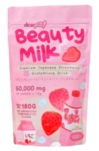 Dear Face Beauty Milk Japanese Collagen Strawberry Drink 6.3 Ounce 180g - $18.78